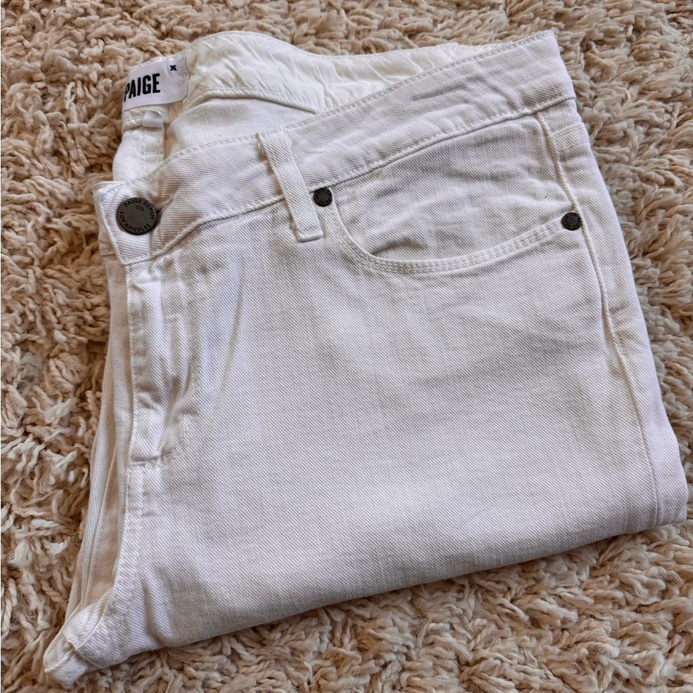 PAIGE Classic White Jeans